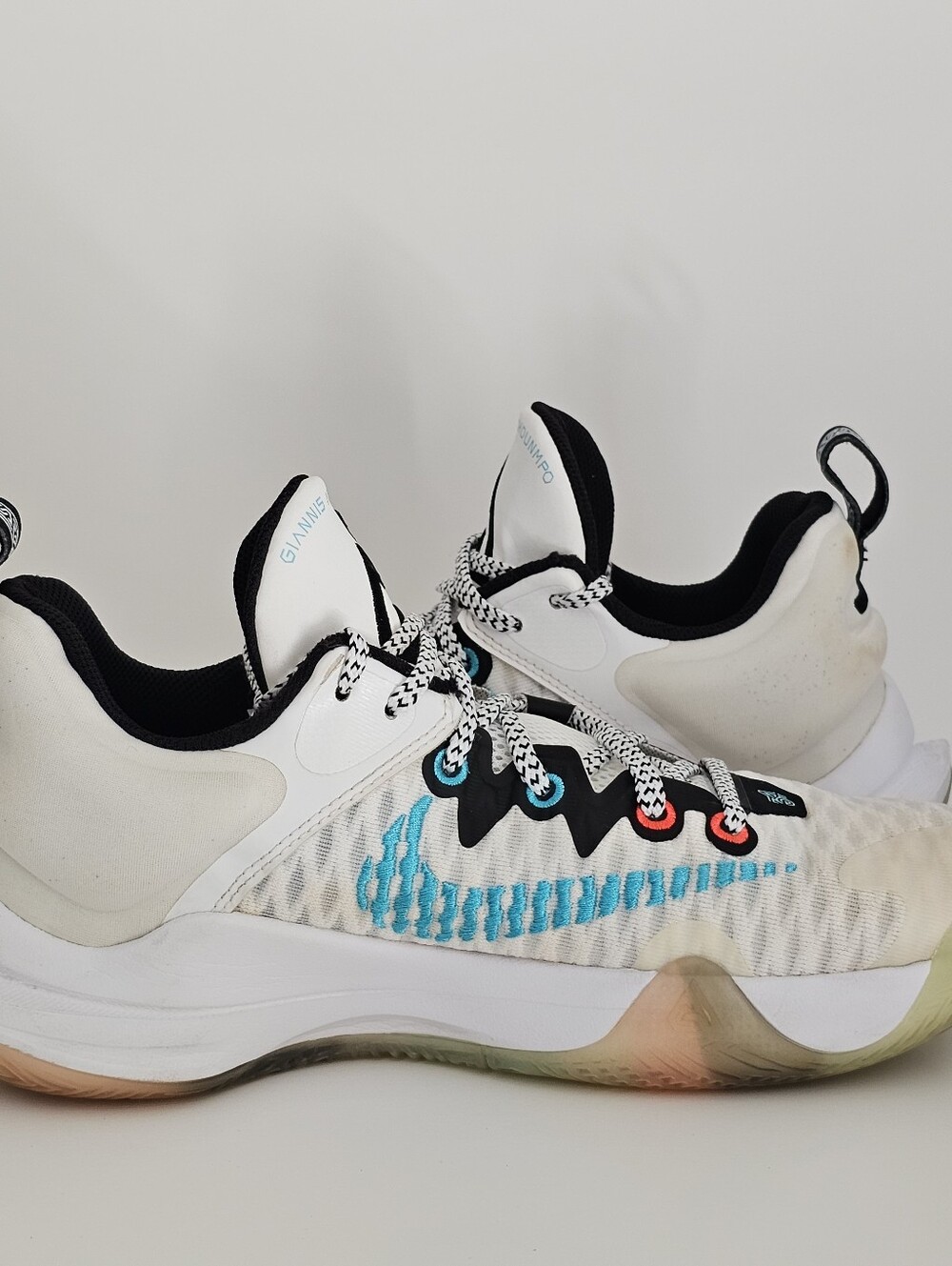 Nike Giannis Immortality Zoom Air Mesh Cushion Basketball Shoes Mens 8.5 DH44770 - Picture 4 of 11